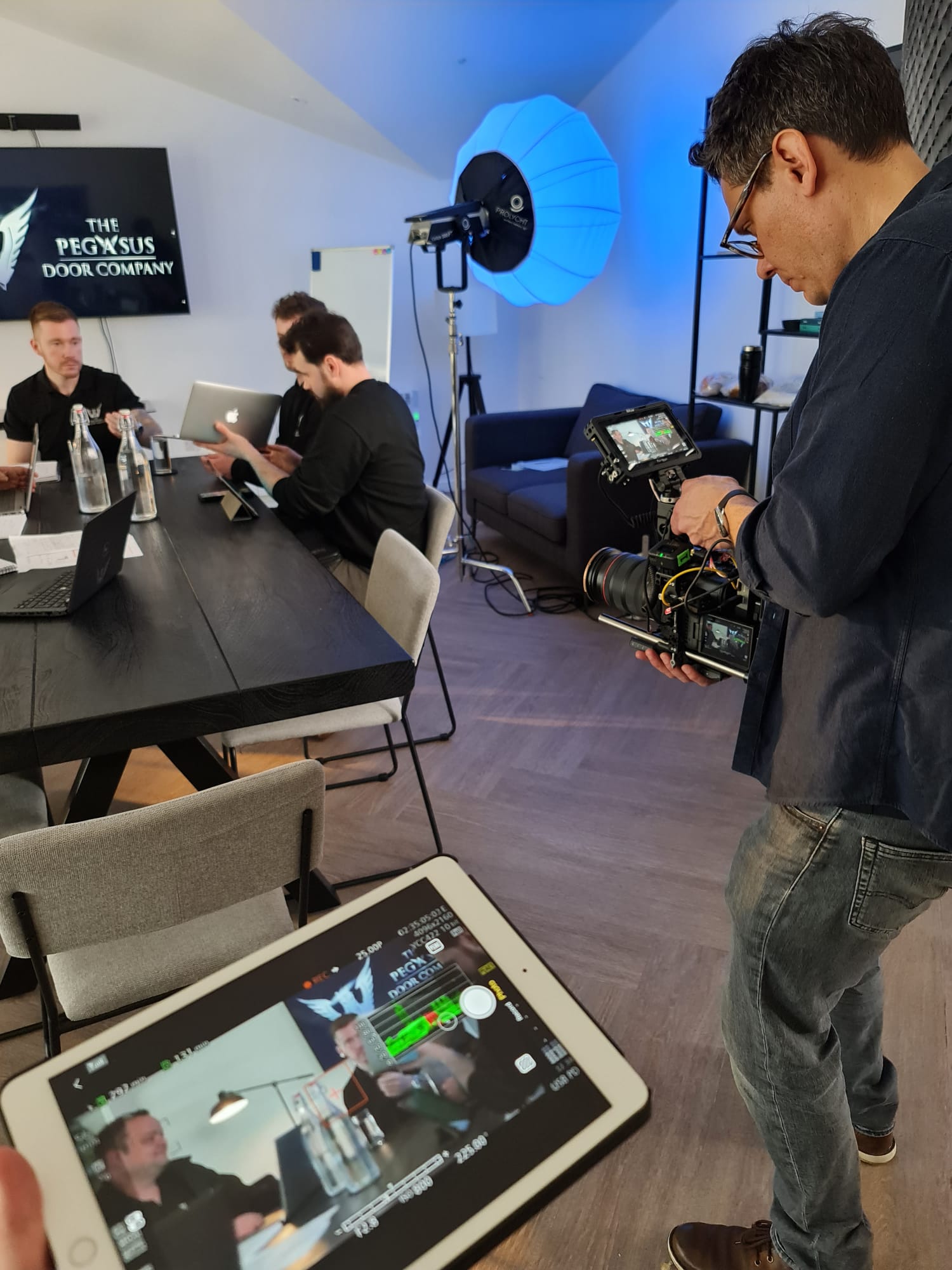 Filming with Pegasus Doors